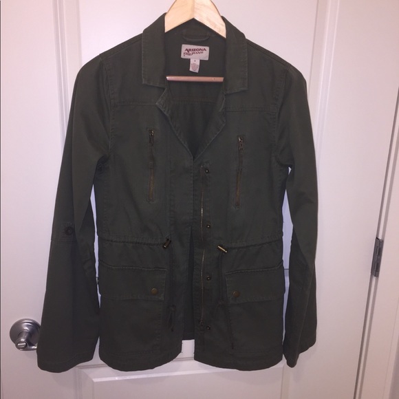 SOLD Arizona Olive Green Utility Jacket, NWOT M - Picture 7 of 8